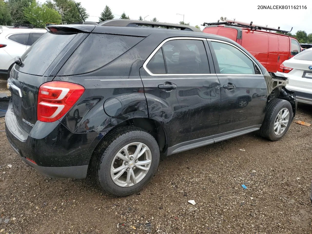 2016 Chevrolet Equinox Lt VIN: 2GNALCEK8G1162116 Lot: 62462424