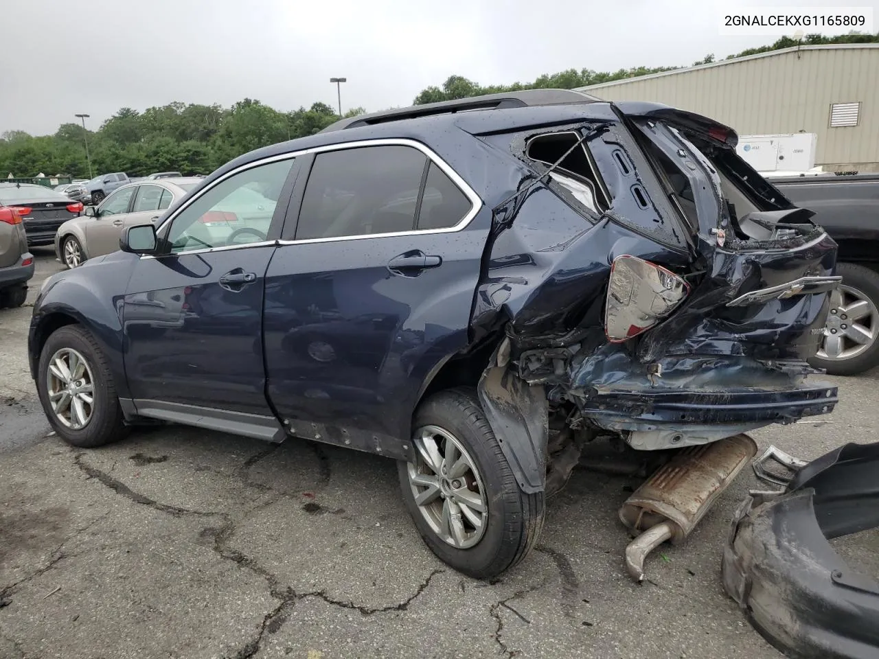 2016 Chevrolet Equinox Lt VIN: 2GNALCEKXG1165809 Lot: 62716084