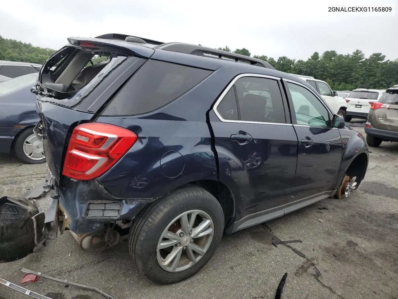 2016 Chevrolet Equinox Lt VIN: 2GNALCEKXG1165809 Lot: 62716084