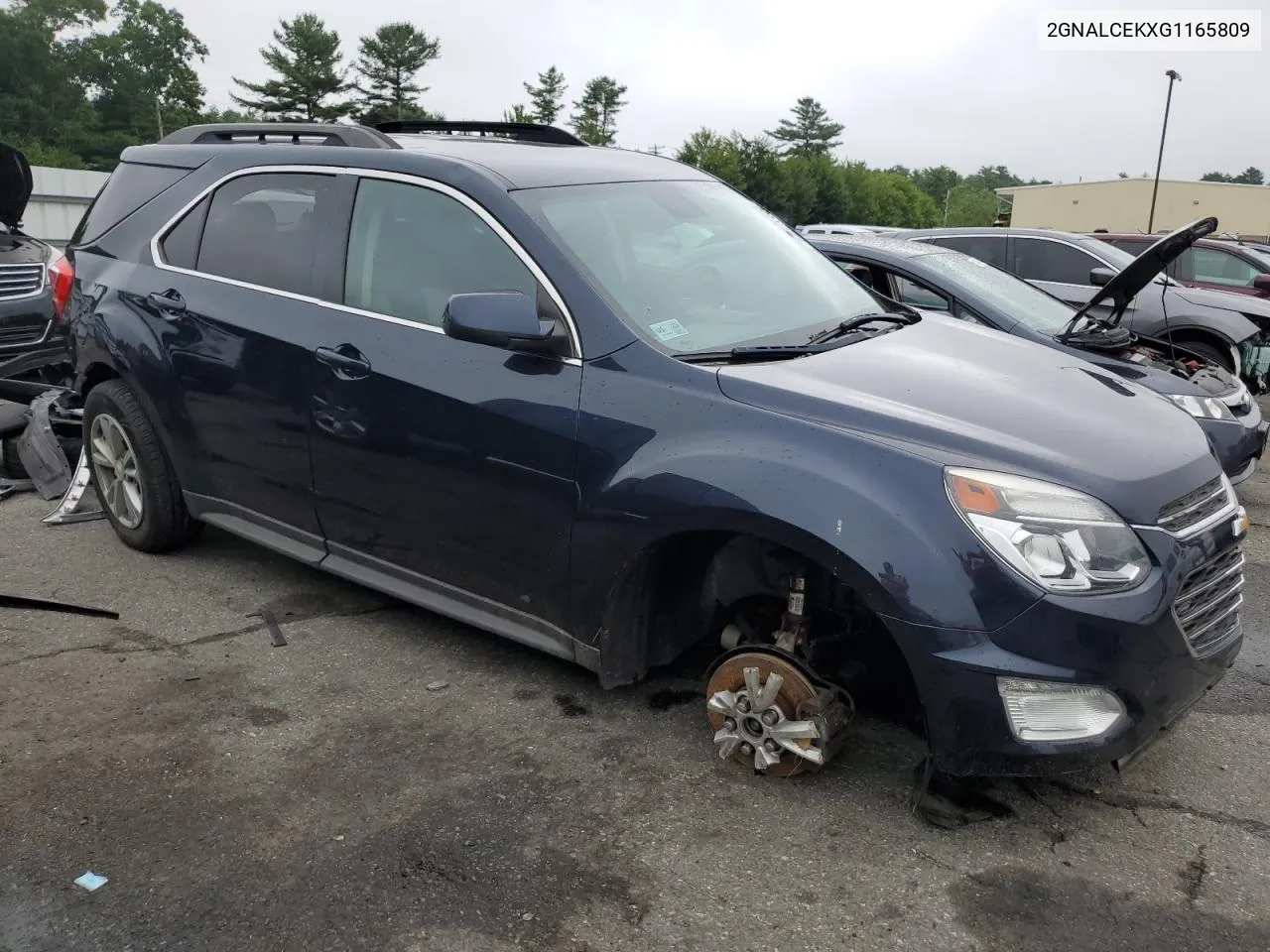 2016 Chevrolet Equinox Lt VIN: 2GNALCEKXG1165809 Lot: 62716084