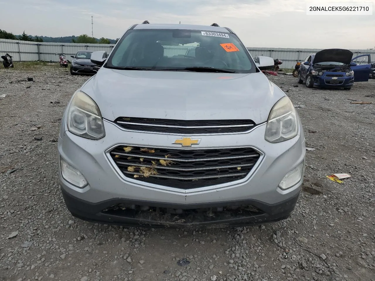 2016 Chevrolet Equinox Lt VIN: 2GNALCEK5G6221710 Lot: 63303494