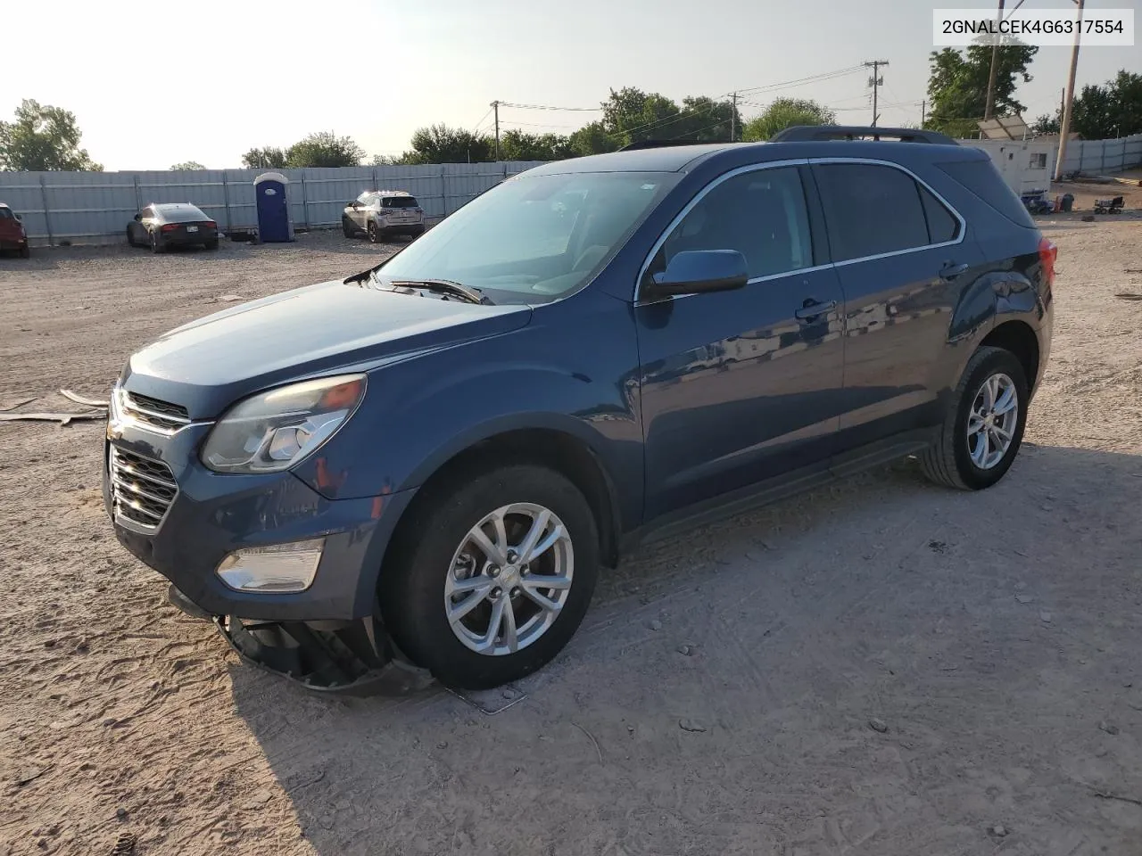 2016 Chevrolet Equinox Lt VIN: 2GNALCEK4G6317554 Lot: 63542104