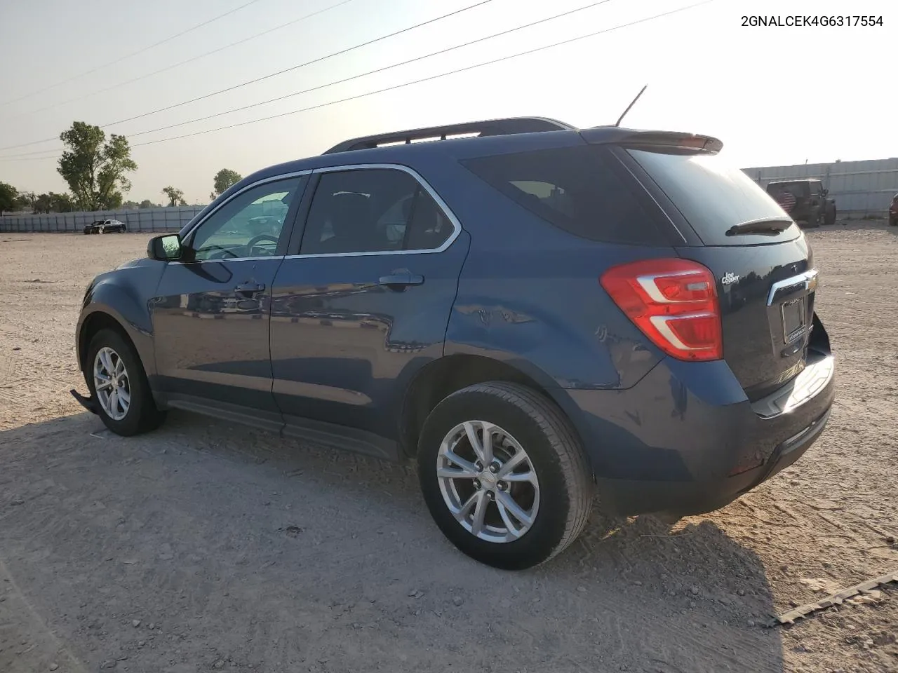 2016 Chevrolet Equinox Lt VIN: 2GNALCEK4G6317554 Lot: 63542104