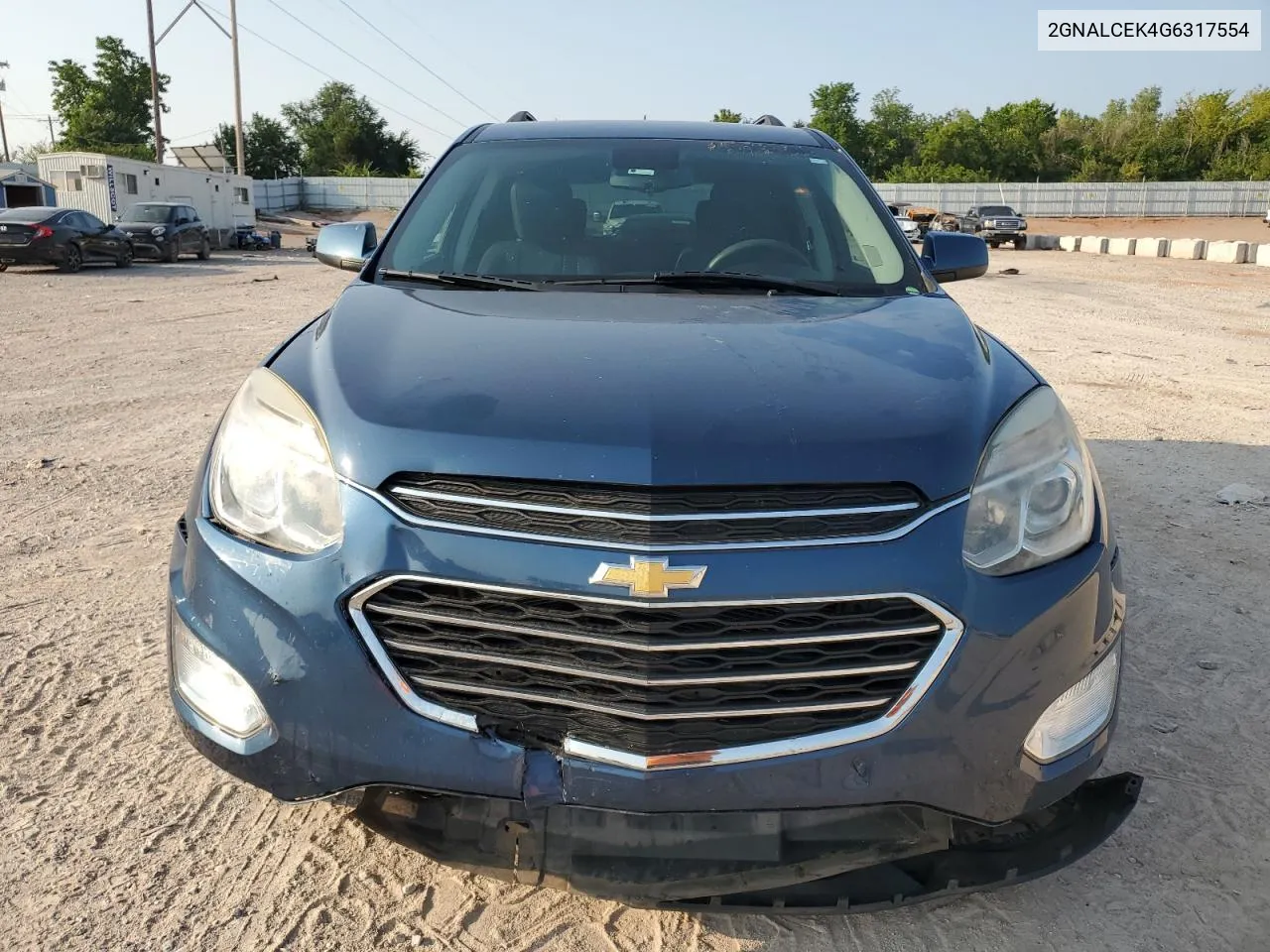 2016 Chevrolet Equinox Lt VIN: 2GNALCEK4G6317554 Lot: 63542104