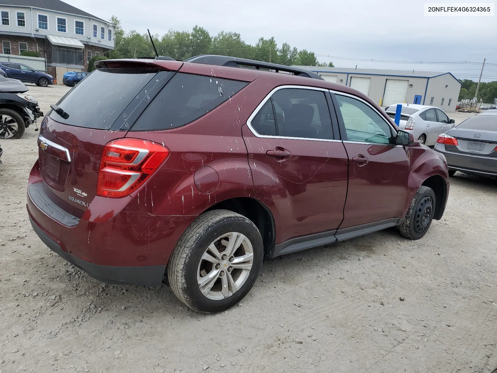 2016 Chevrolet Equinox Lt VIN: 2GNFLFEK4G6324365 Lot: 63582154