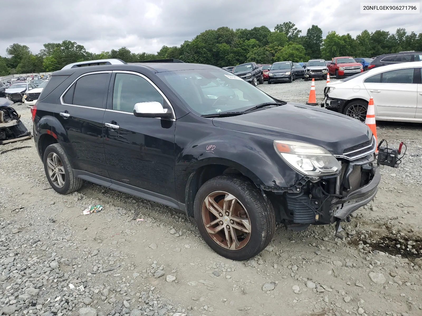 2016 Chevrolet Equinox Ltz VIN: 2GNFLGEK9G6271796 Lot: 63756174