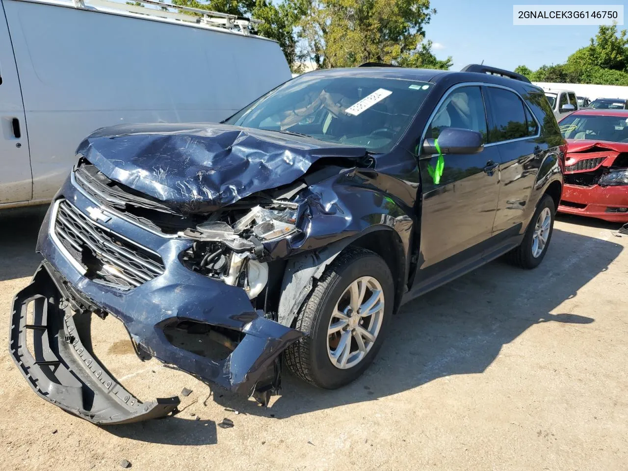 2016 Chevrolet Equinox Lt VIN: 2GNALCEK3G6146750 Lot: 63877884