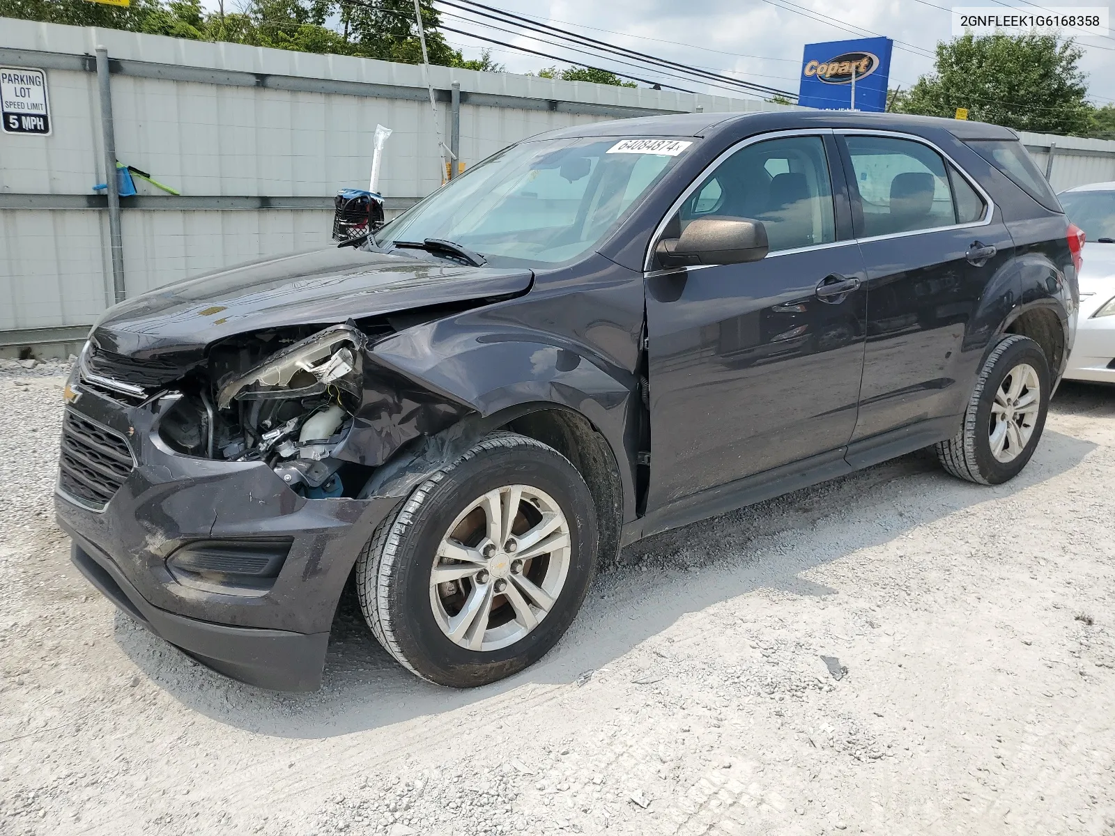 2016 Chevrolet Equinox Ls VIN: 2GNFLEEK1G6168358 Lot: 64084874