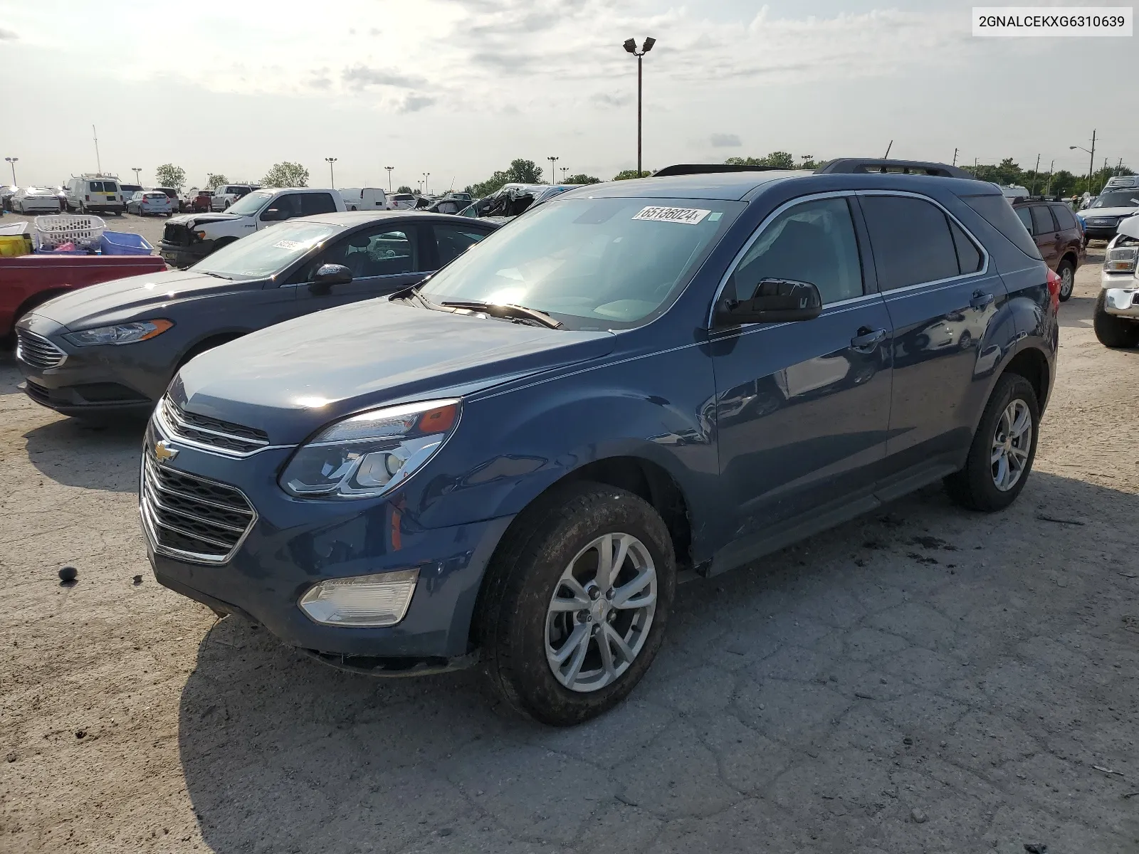 2GNALCEKXG6310639 2016 Chevrolet Equinox Lt