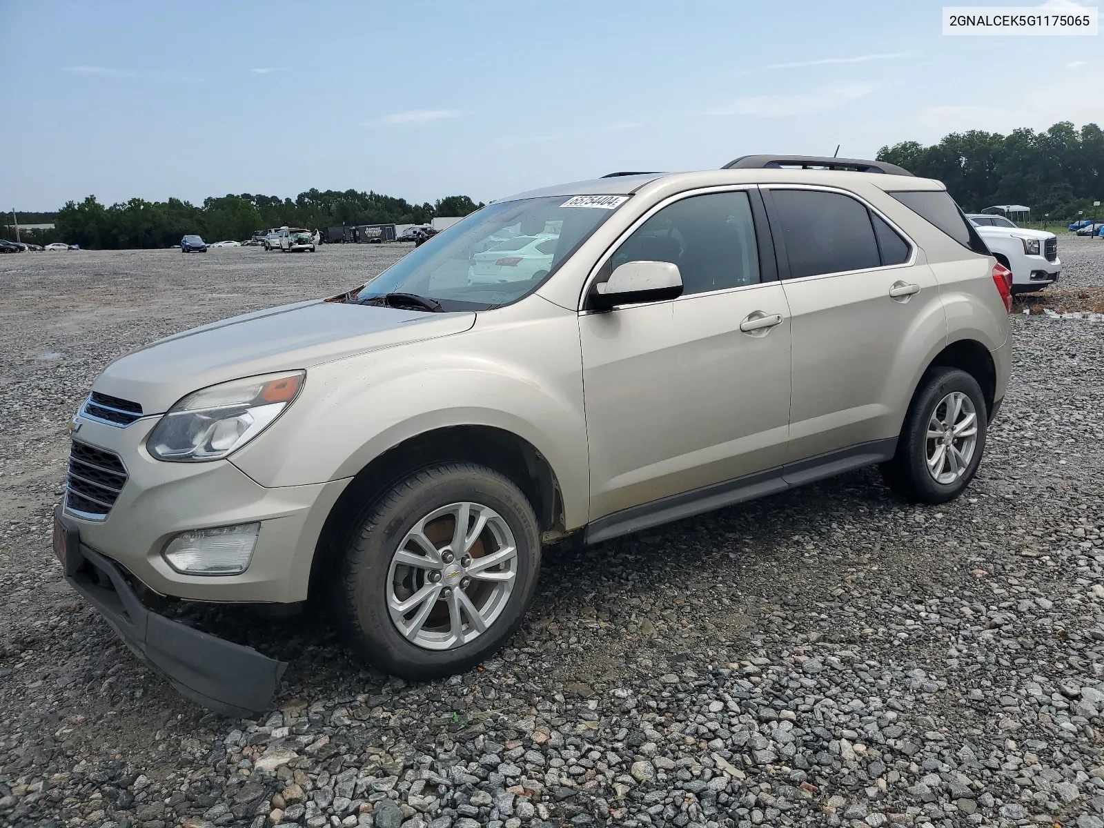 2016 Chevrolet Equinox Lt VIN: 2GNALCEK5G1175065 Lot: 65754404