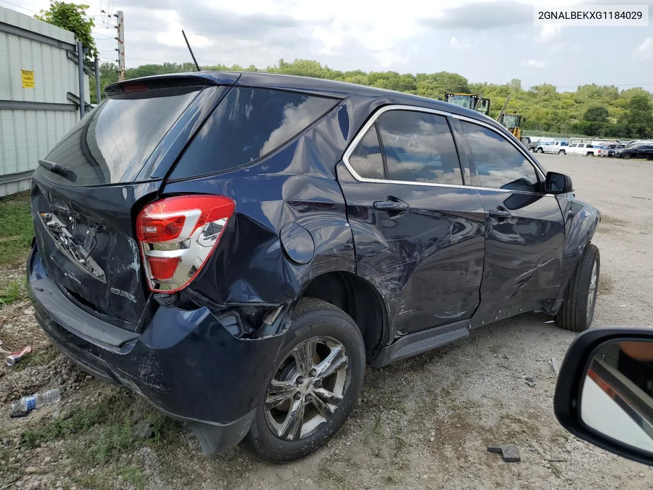 2016 Chevrolet Equinox Ls VIN: 2GNALBEKXG1184029 Lot: 65942964