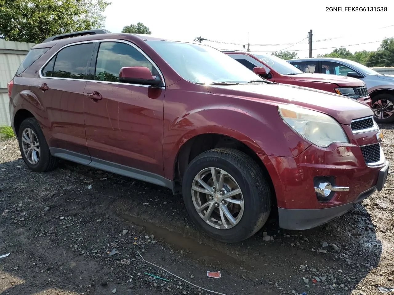 2016 Chevrolet Equinox Lt VIN: 2GNFLFEK8G6131538 Lot: 65948984