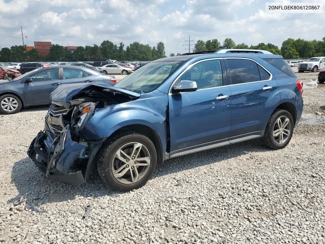 2016 Chevrolet Equinox Ltz VIN: 2GNFLGEK8G6120867 Lot: 66365824