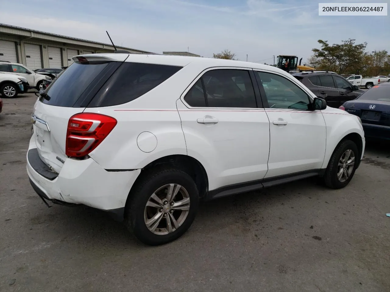 2016 Chevrolet Equinox Ls VIN: 2GNFLEEK8G6224487 Lot: 66433924