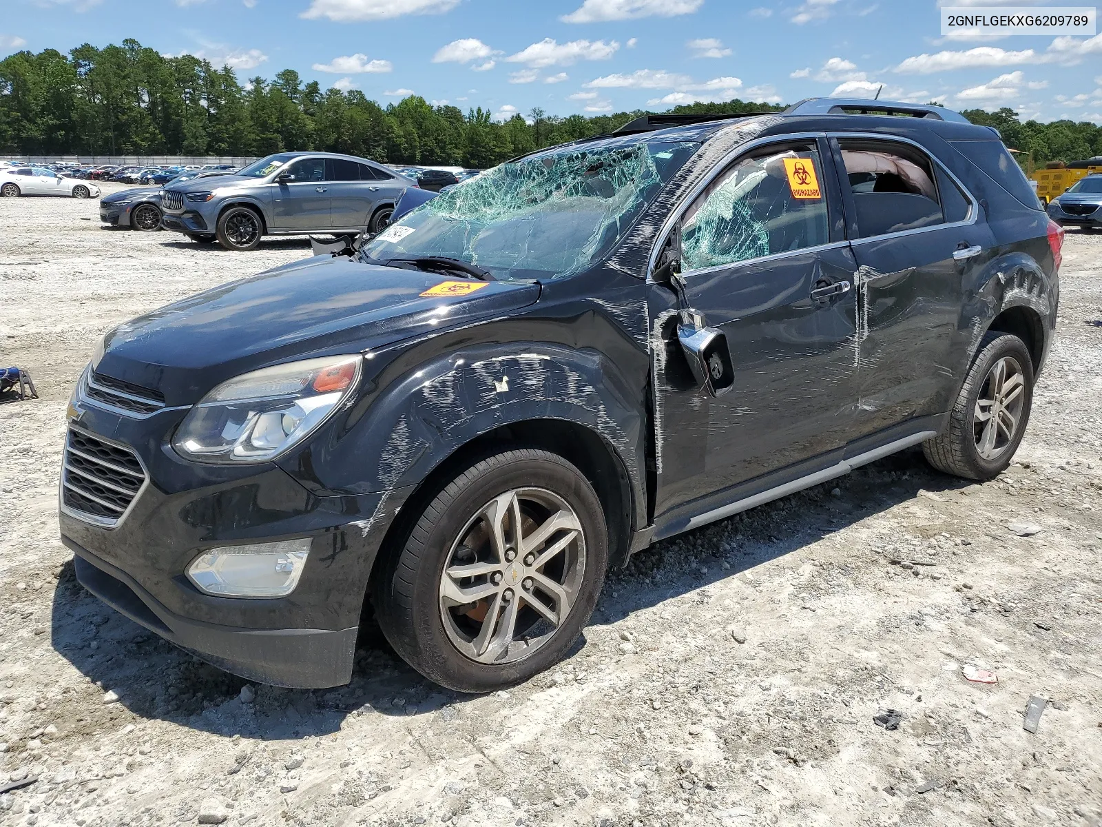 2016 Chevrolet Equinox Ltz VIN: 2GNFLGEKXG6209789 Lot: 66511494