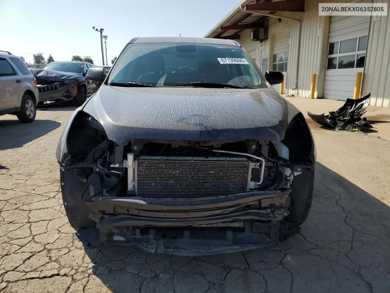 2GNALBEKXG6352805 2016 Chevrolet Equinox Ls