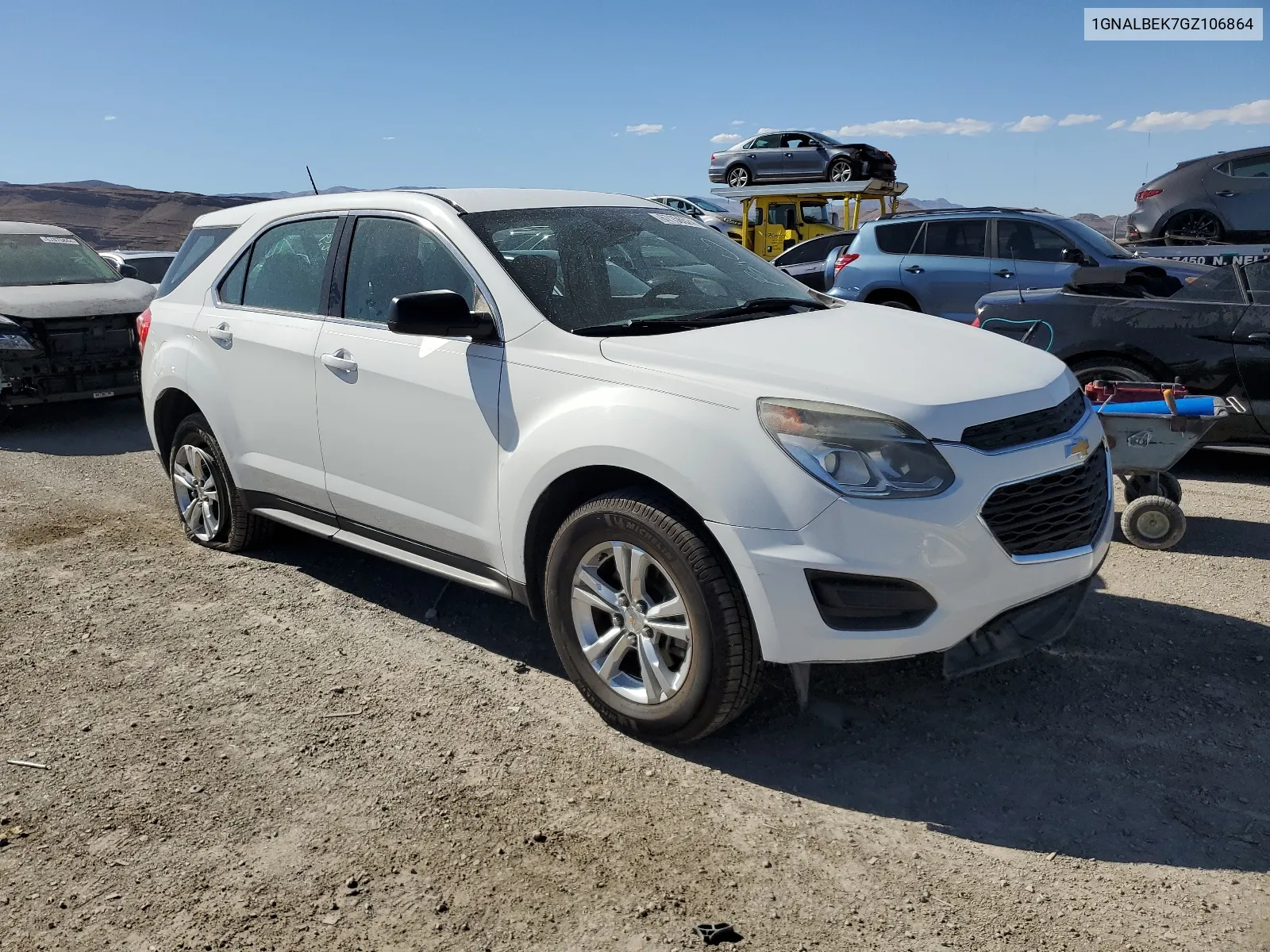 2016 Chevrolet Equinox Ls VIN: 1GNALBEK7GZ106864 Lot: 67156524