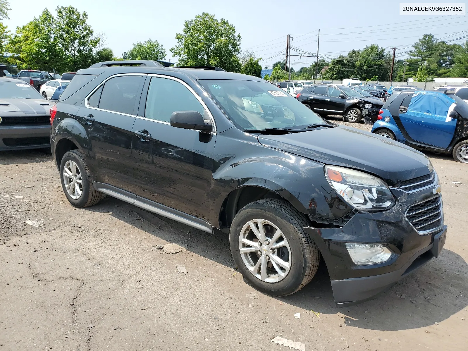 2016 Chevrolet Equinox Lt VIN: 2GNALCEK9G6327352 Lot: 67381664