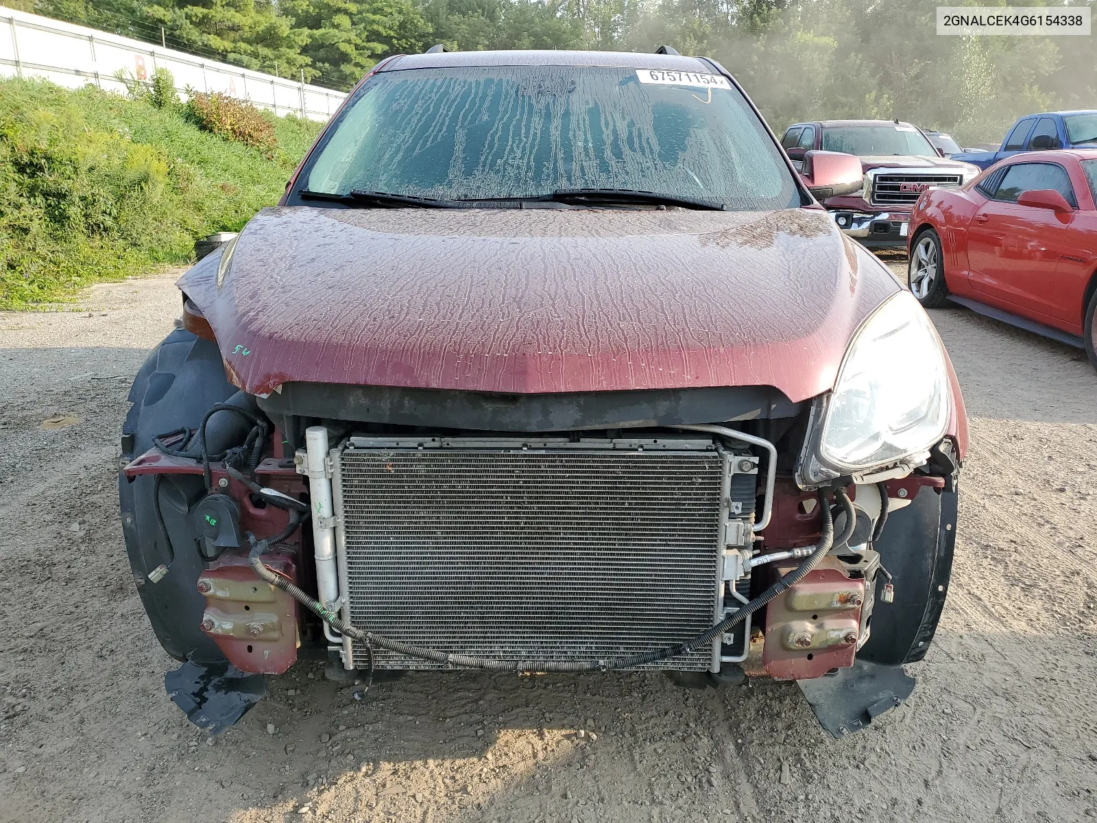 2016 Chevrolet Equinox Lt VIN: 2GNALCEK4G6154338 Lot: 67571154