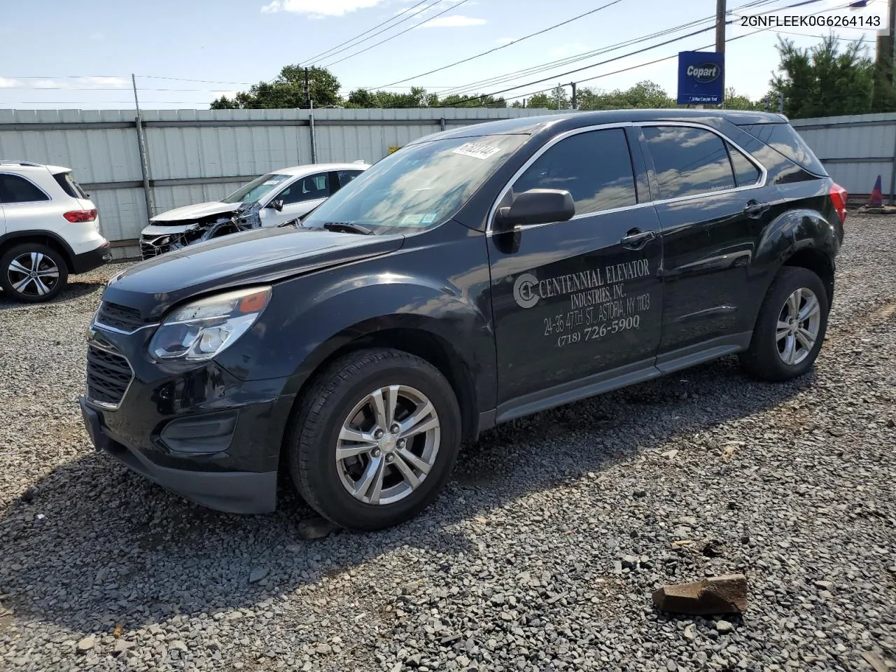 2016 Chevrolet Equinox Ls VIN: 2GNFLEEK0G6264143 Lot: 67823744