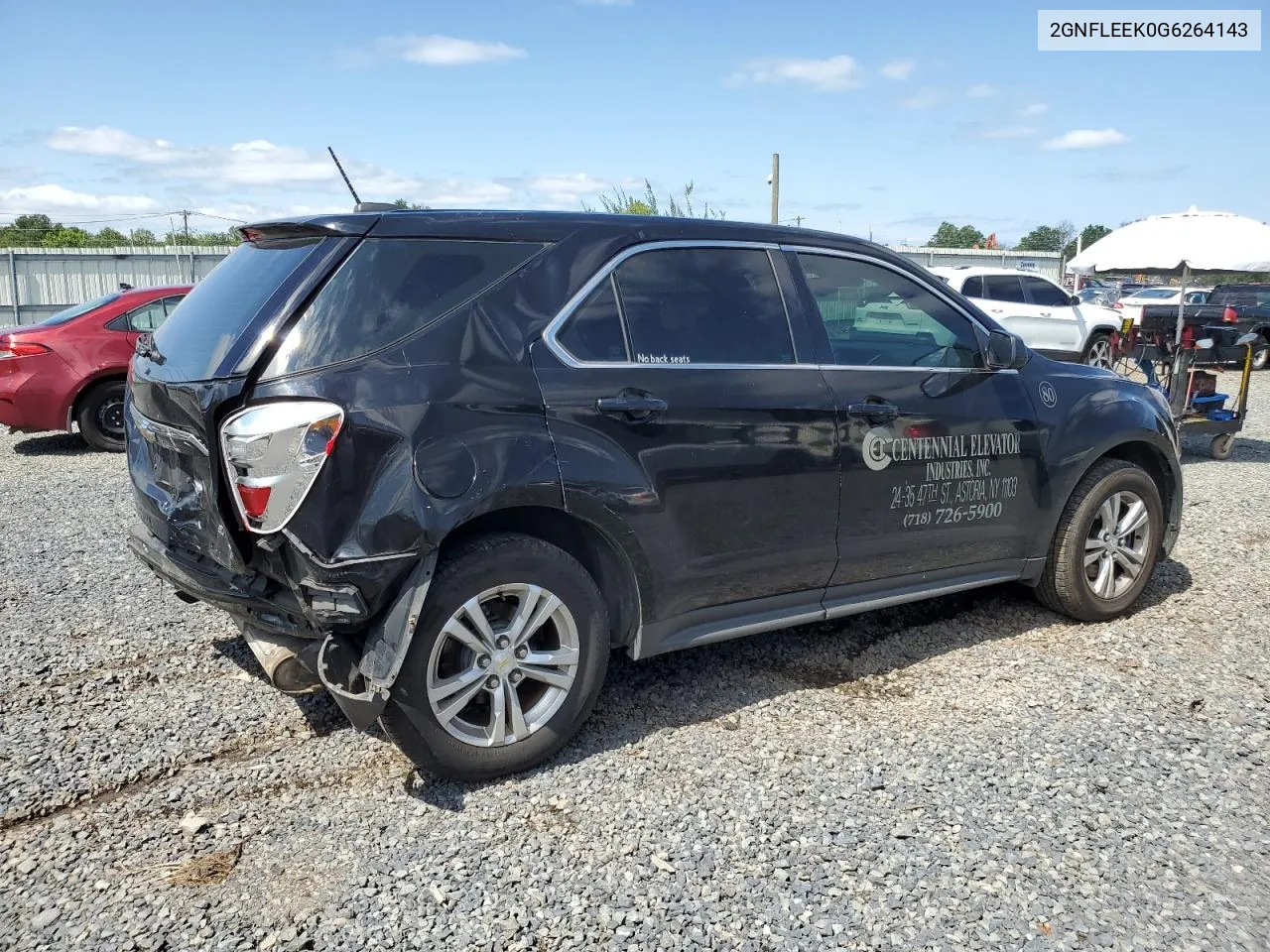 2016 Chevrolet Equinox Ls VIN: 2GNFLEEK0G6264143 Lot: 67823744