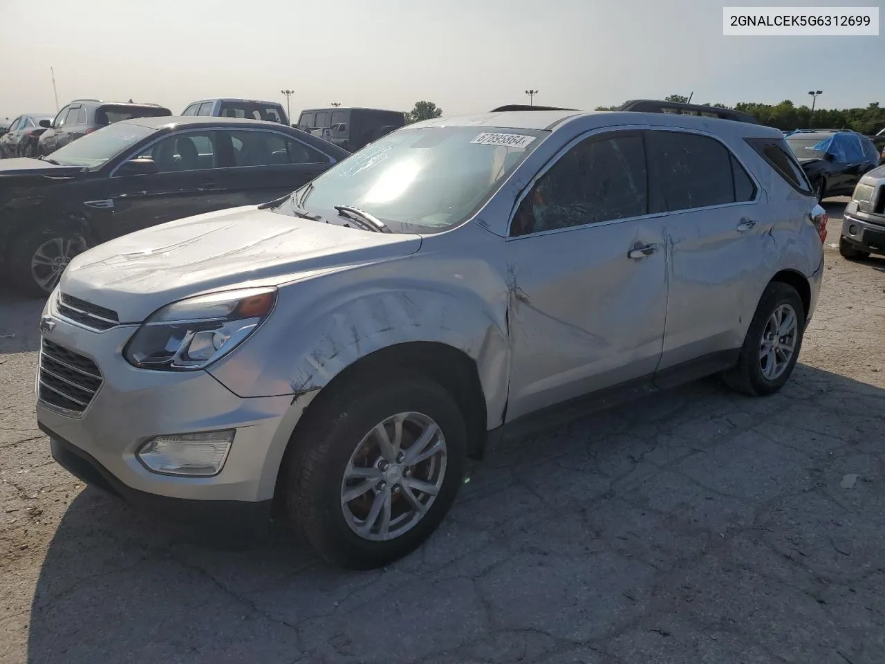 2016 Chevrolet Equinox Lt VIN: 2GNALCEK5G6312699 Lot: 67895864