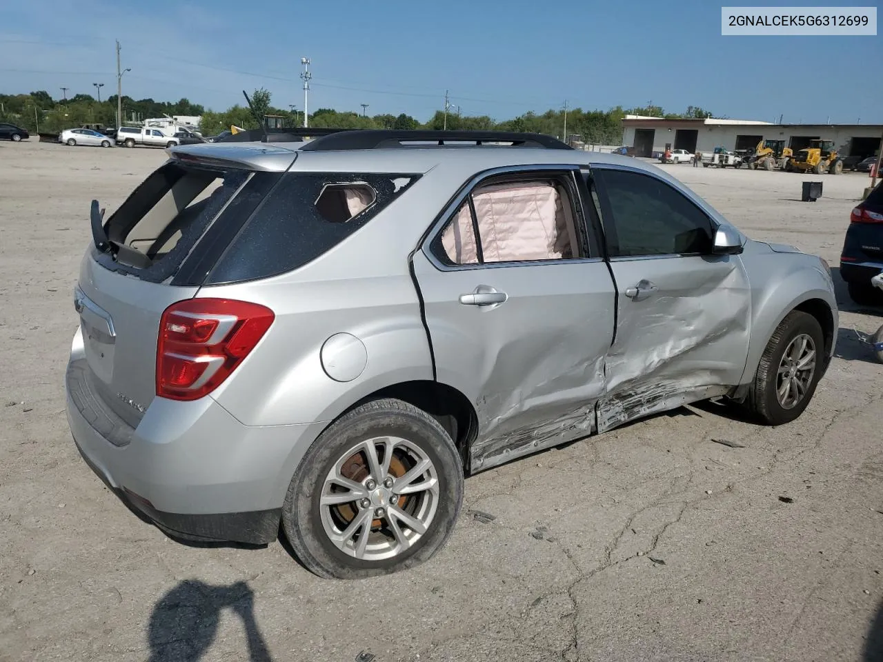 2016 Chevrolet Equinox Lt VIN: 2GNALCEK5G6312699 Lot: 67895864