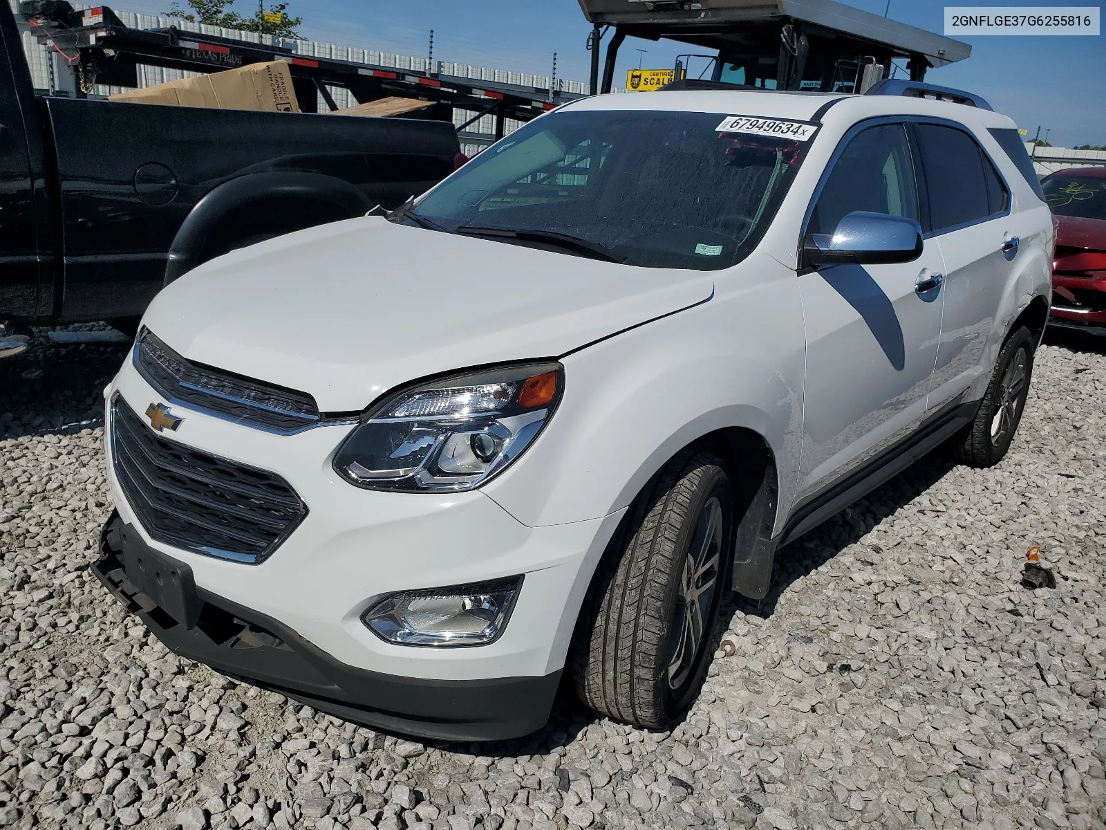 2016 Chevrolet Equinox Ltz VIN: 2GNFLGE37G6255816 Lot: 67949634