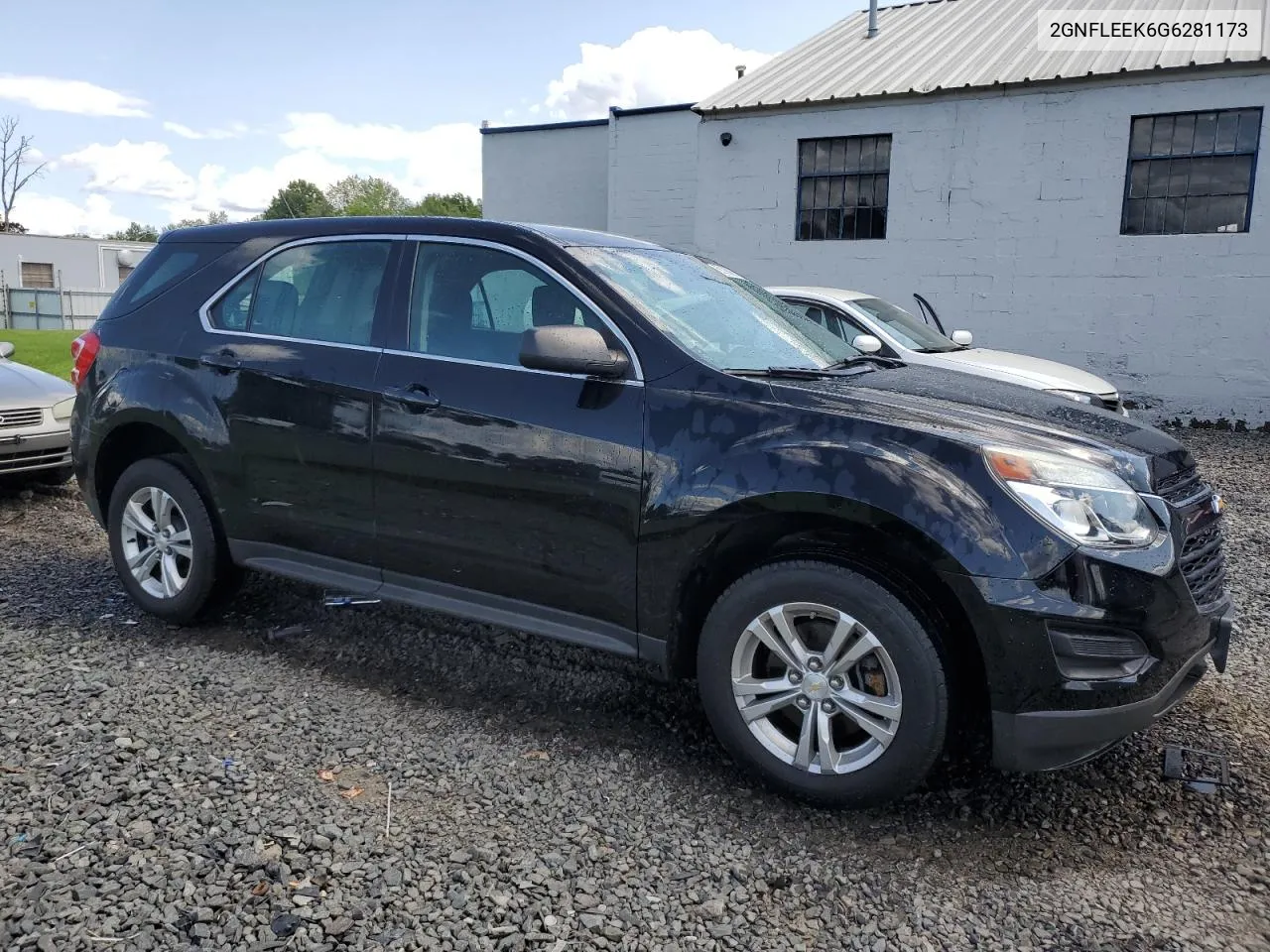 2016 Chevrolet Equinox Ls VIN: 2GNFLEEK6G6281173 Lot: 68190364