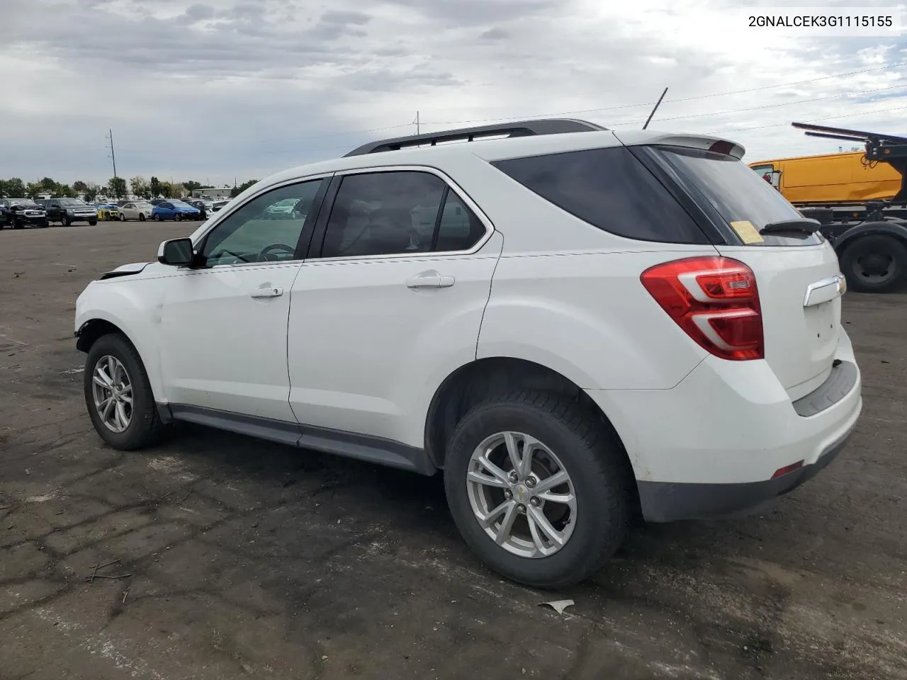 2016 Chevrolet Equinox Lt VIN: 2GNALCEK3G1115155 Lot: 68381574