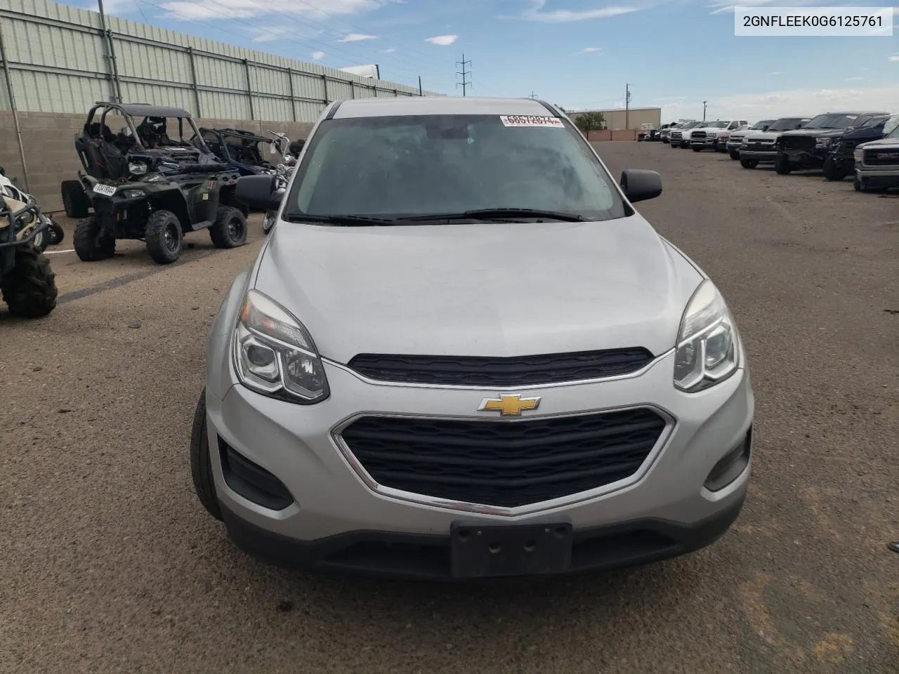 2016 Chevrolet Equinox Ls VIN: 2GNFLEEK0G6125761 Lot: 68572874