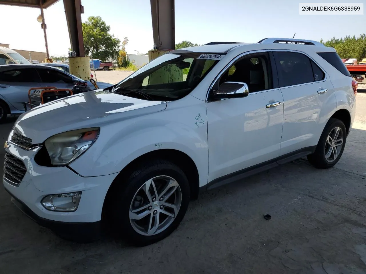 2016 Chevrolet Equinox Ltz VIN: 2GNALDEK6G6338959 Lot: 68629294