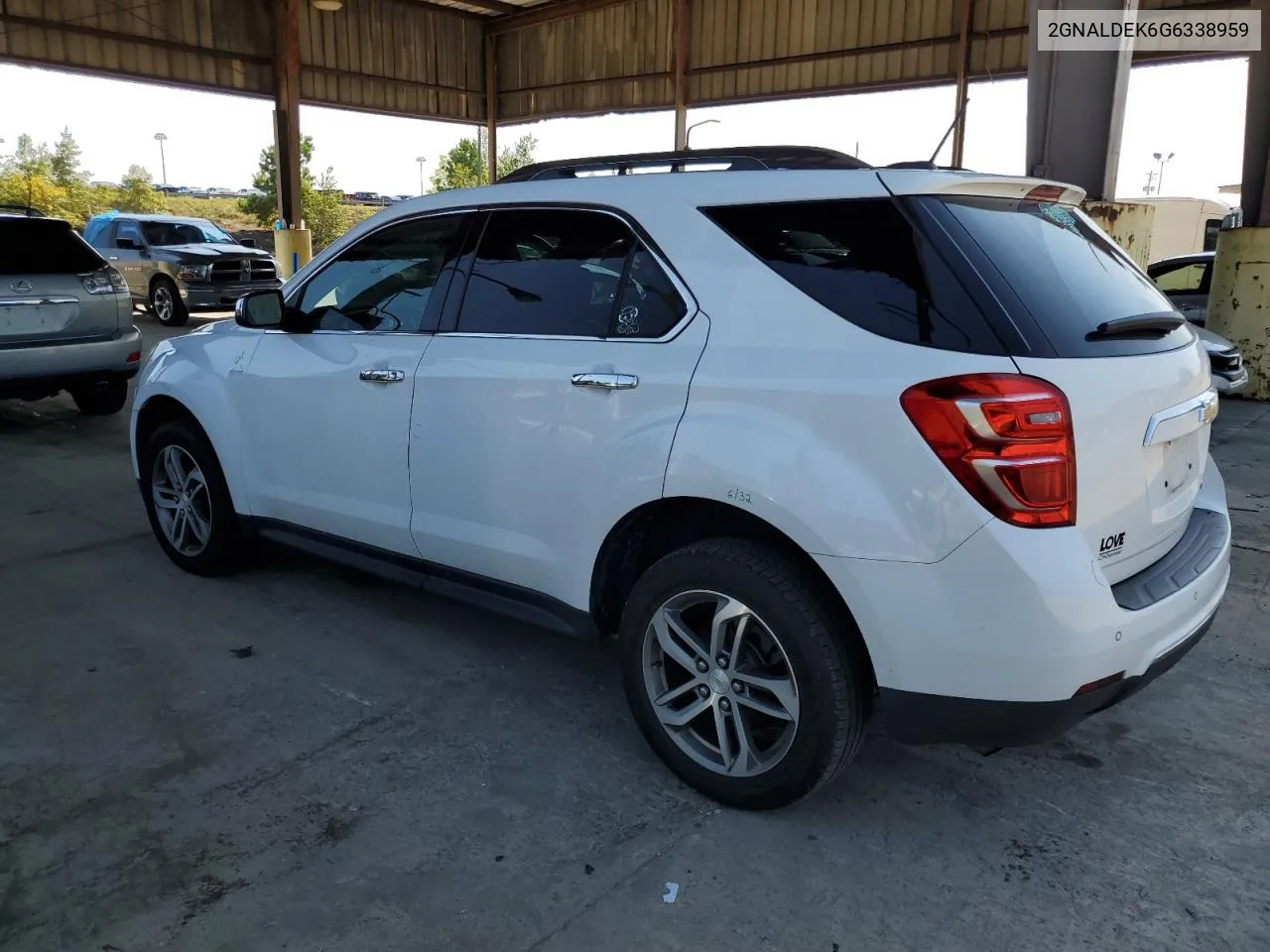 2016 Chevrolet Equinox Ltz VIN: 2GNALDEK6G6338959 Lot: 68629294