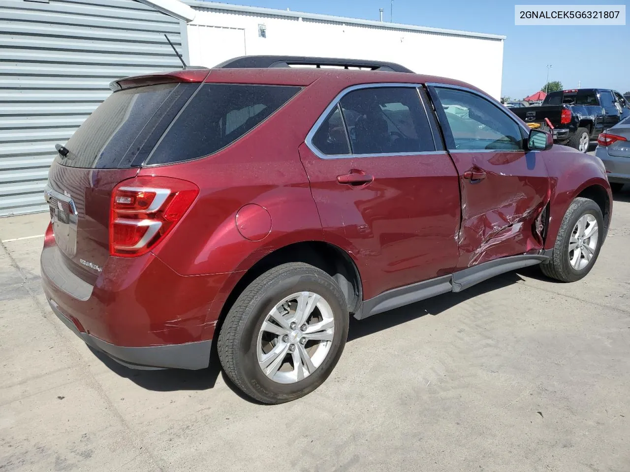 2016 Chevrolet Equinox Lt VIN: 2GNALCEK5G6321807 Lot: 68873394