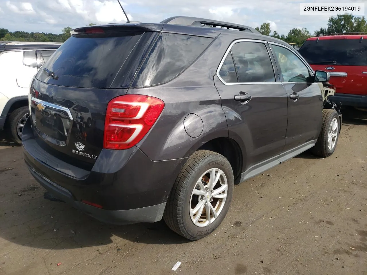 2016 Chevrolet Equinox Lt VIN: 2GNFLFEK2G6194019 Lot: 68922114