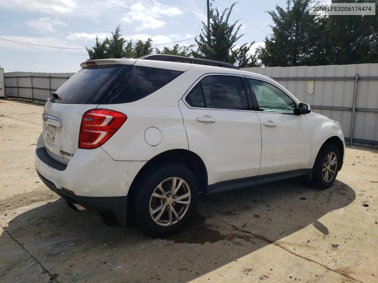 2016 Chevrolet Equinox Lt VIN: 2GNFLFE32G6174474 Lot: 68941654