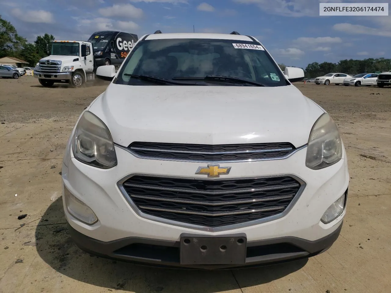 2016 Chevrolet Equinox Lt VIN: 2GNFLFE32G6174474 Lot: 68941654