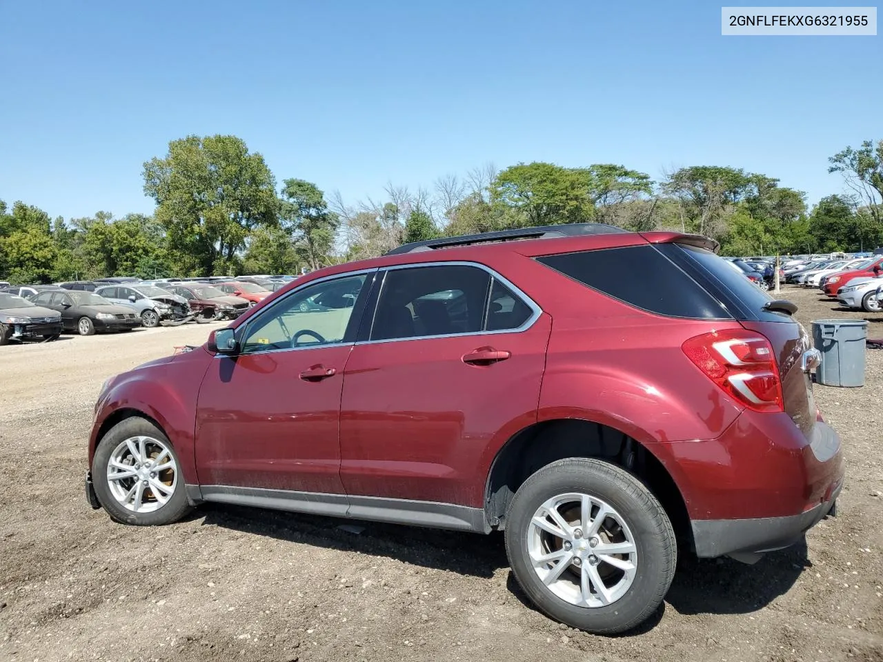 2GNFLFEKXG6321955 2016 Chevrolet Equinox Lt