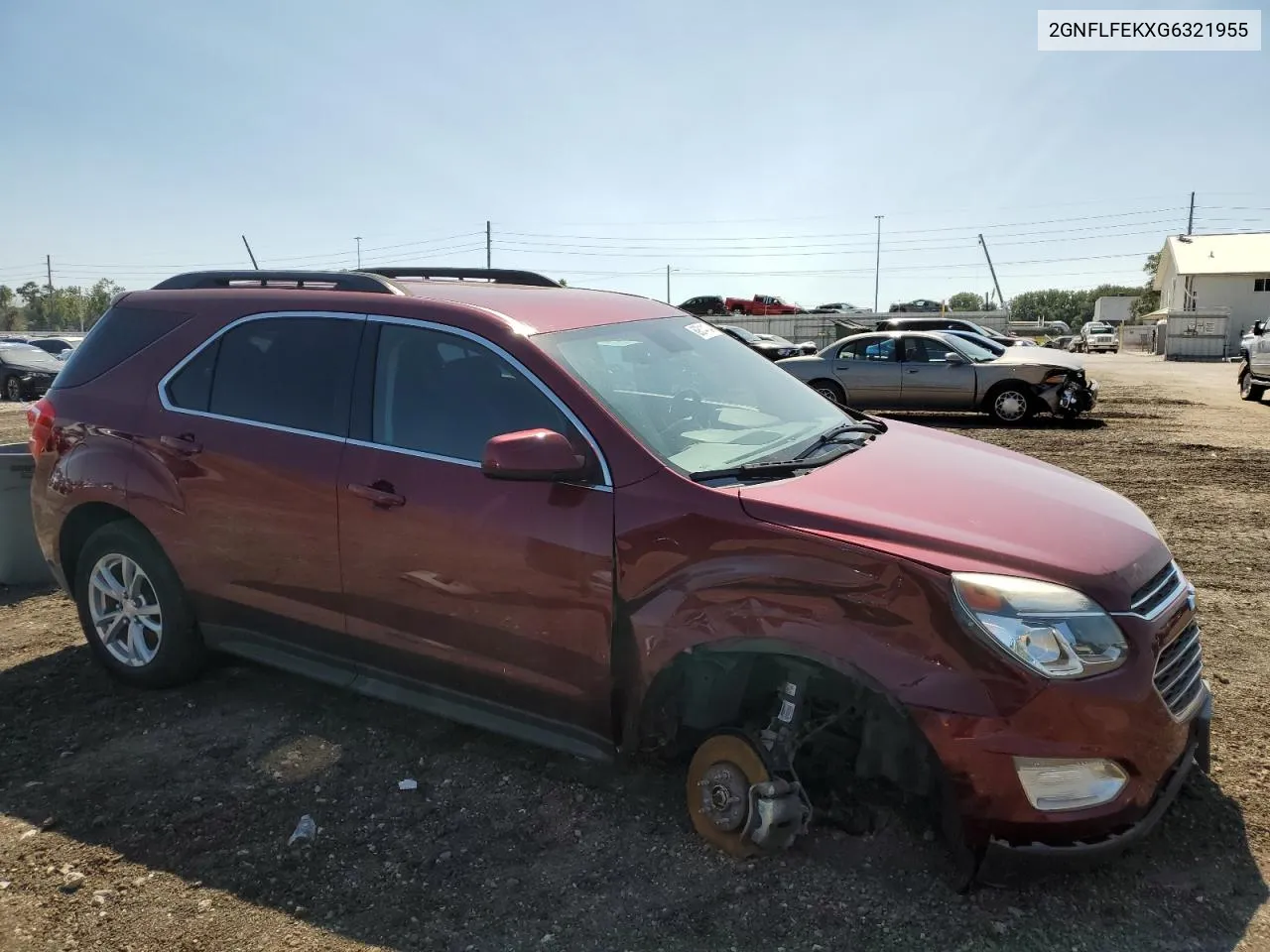 2GNFLFEKXG6321955 2016 Chevrolet Equinox Lt