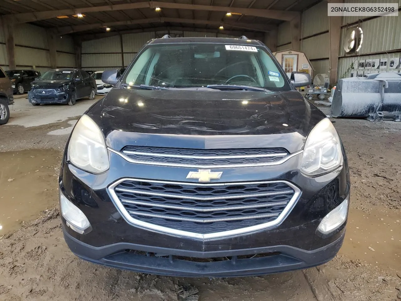 2016 Chevrolet Equinox Lt VIN: 2GNALCEK8G6352498 Lot: 69651474