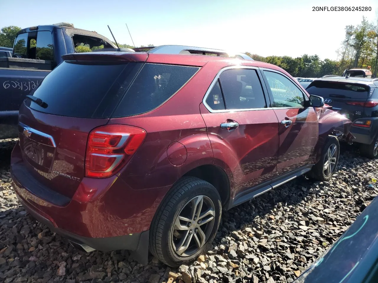 2GNFLGE38G6245280 2016 Chevrolet Equinox Ltz