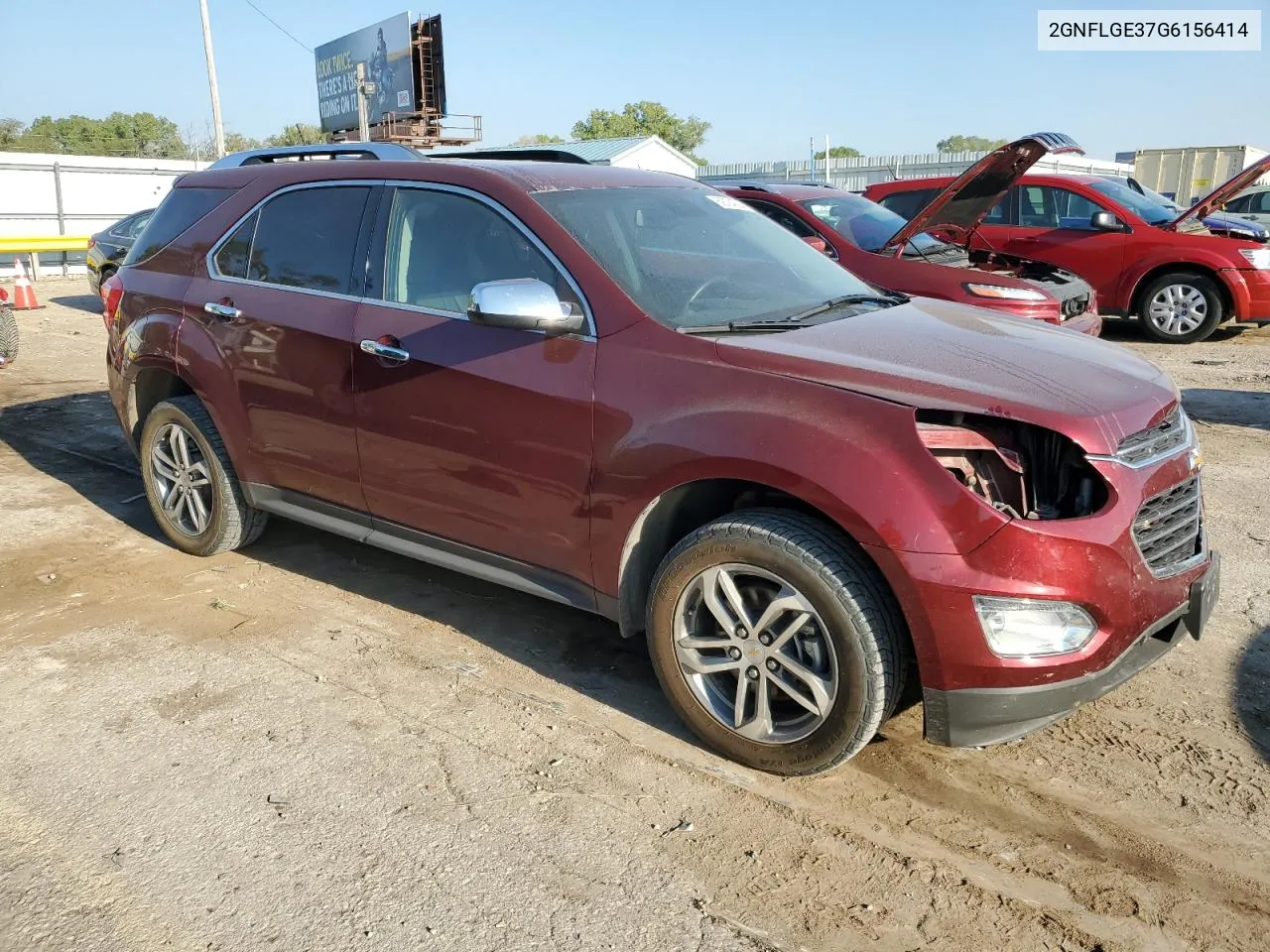 2GNFLGE37G6156414 2016 Chevrolet Equinox Ltz