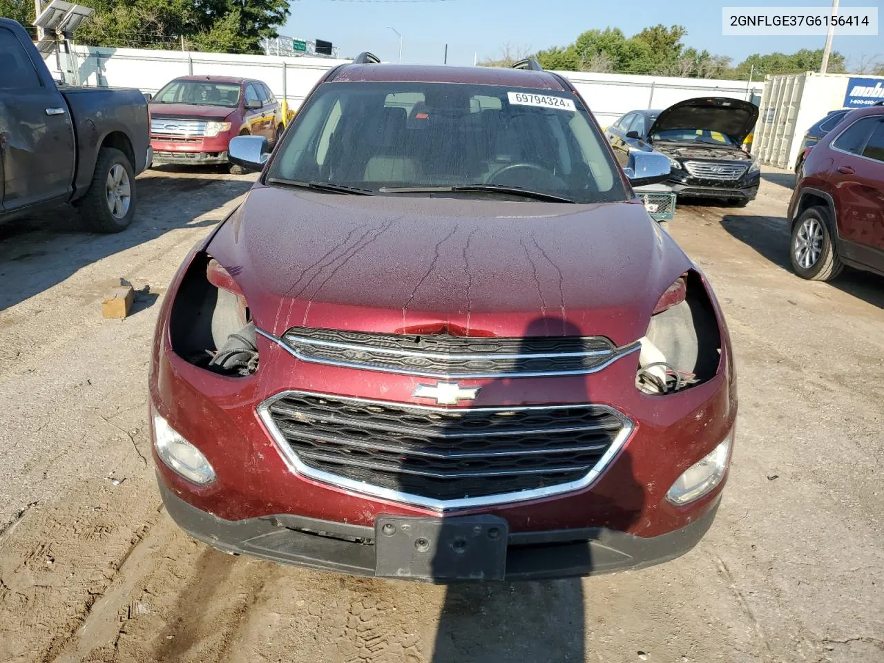 2GNFLGE37G6156414 2016 Chevrolet Equinox Ltz