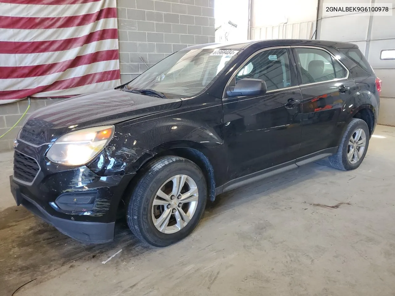 2016 Chevrolet Equinox Ls VIN: 2GNALBEK9G6100978 Lot: 69969484