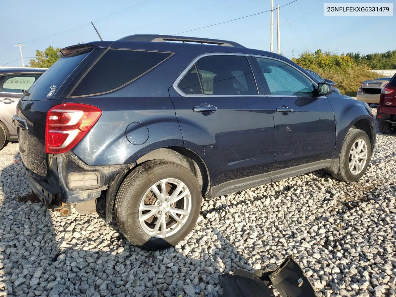 2016 Chevrolet Equinox Lt VIN: 2GNFLFEKXG6331479 Lot: 69972004