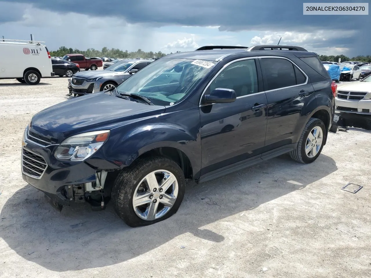 2016 Chevrolet Equinox Lt VIN: 2GNALCEK2G6304270 Lot: 69987284