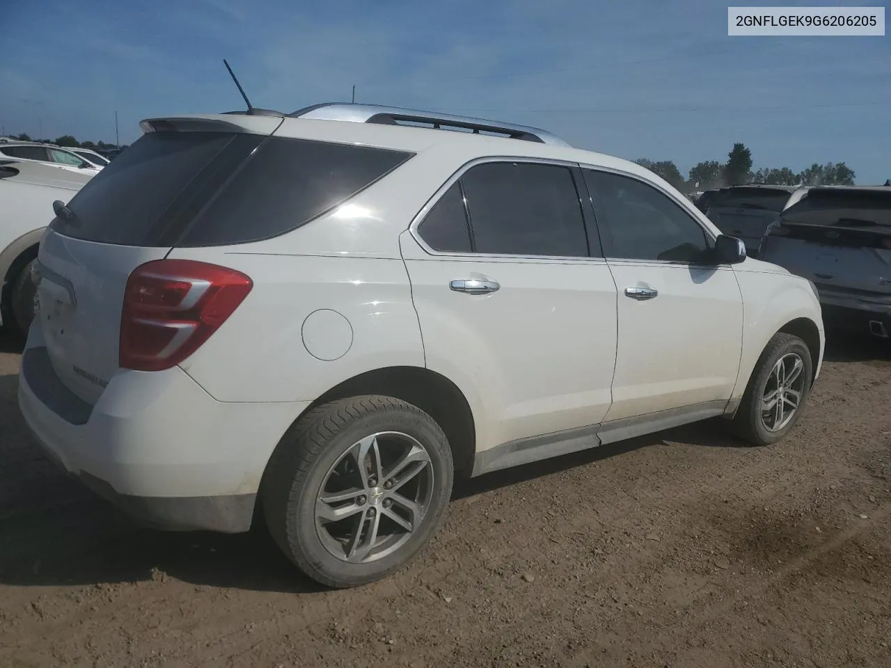 2016 Chevrolet Equinox Ltz VIN: 2GNFLGEK9G6206205 Lot: 70032724