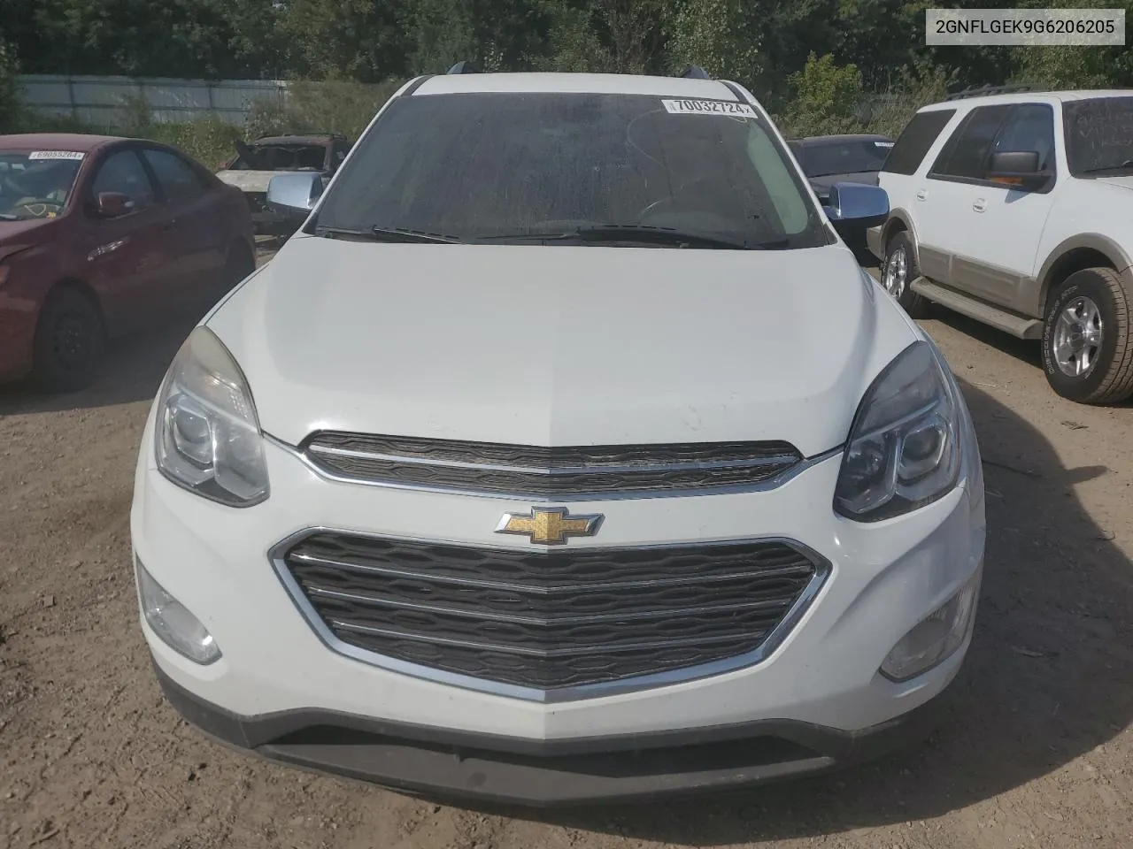 2016 Chevrolet Equinox Ltz VIN: 2GNFLGEK9G6206205 Lot: 70032724