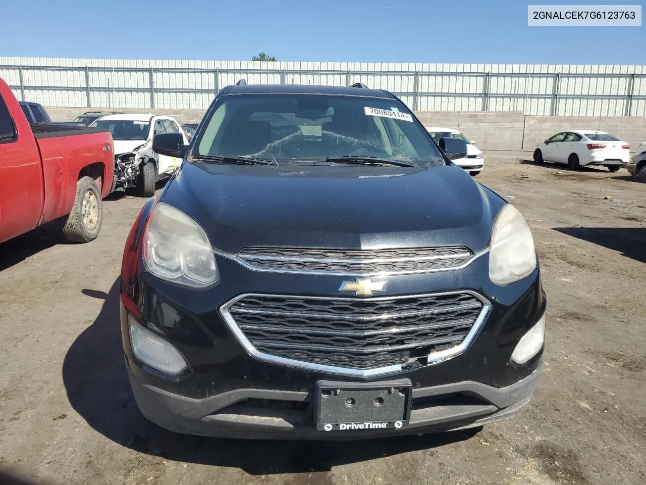 2016 Chevrolet Equinox Lt VIN: 2GNALCEK7G6123763 Lot: 70080414