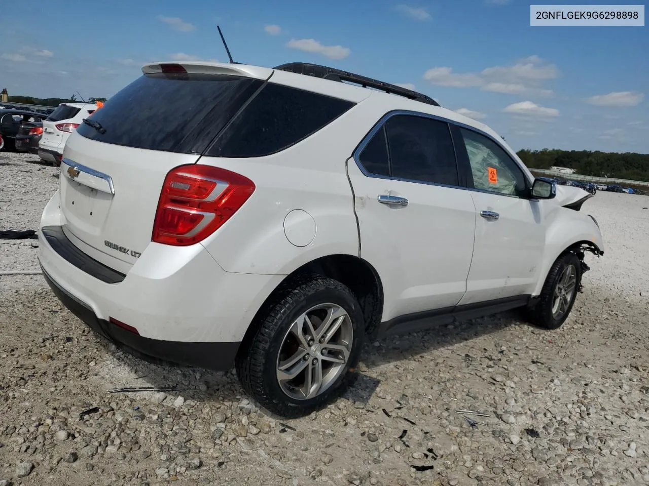 2016 Chevrolet Equinox Ltz VIN: 2GNFLGEK9G6298898 Lot: 70084464